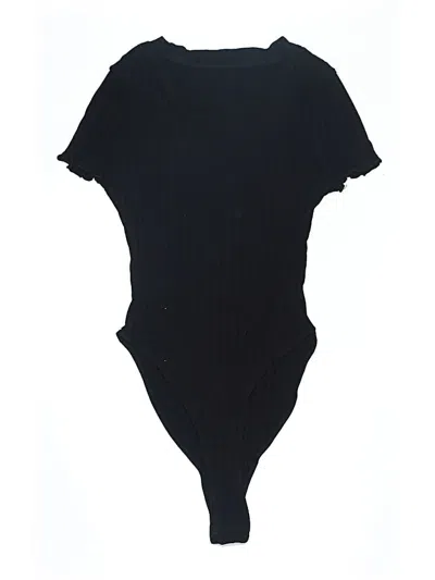 Pre-owned Unbranded Bodysuit In Black