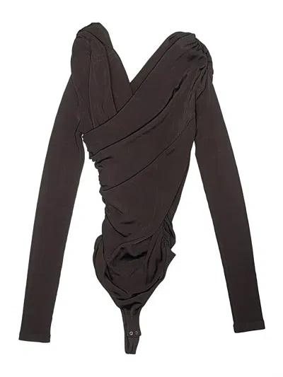 Pre-owned Unbranded Bodysuit In Black