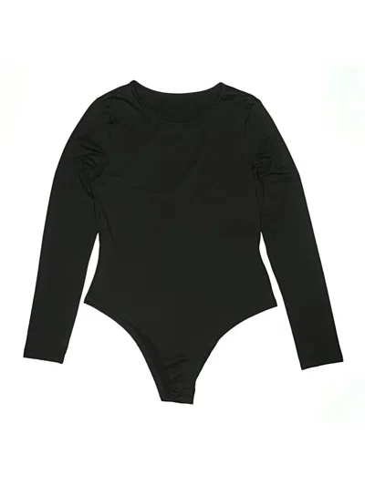 Pre-owned Unbranded Bodysuit In Black