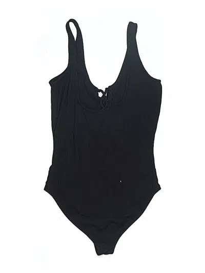 Pre-owned Unbranded Bodysuit In Black