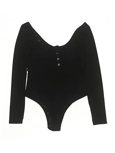 Pre-owned Unbranded Bodysuit In Black