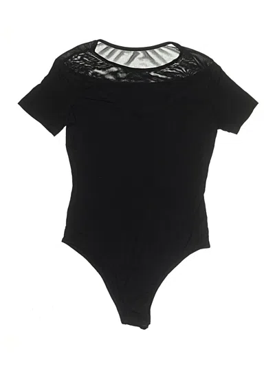 Pre-owned Unbranded Bodysuit In Black