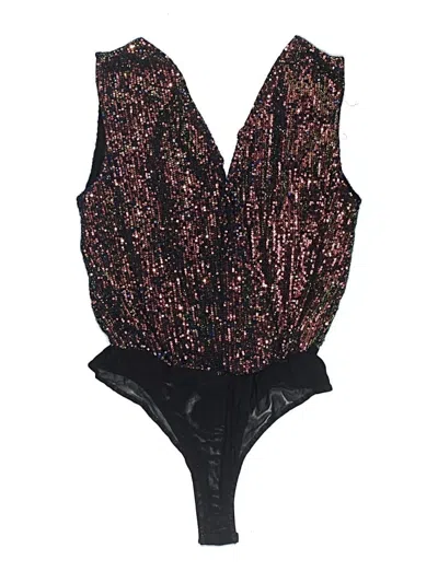 Pre-owned Unbranded Bodysuit In Black