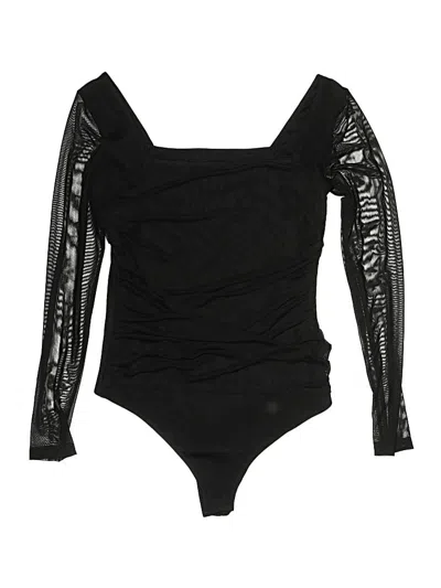 Pre-owned Unbranded Bodysuit In Black