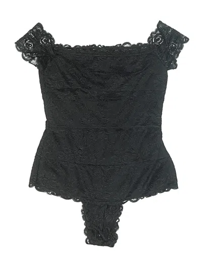 Pre-owned Unbranded Bodysuit In Black