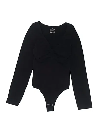 Pre-owned Unbranded Bodysuit In Black