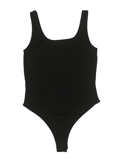 Pre-owned Unbranded Bodysuit In Black