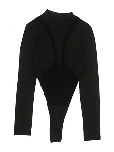 Pre-owned Unbranded Bodysuit In Black