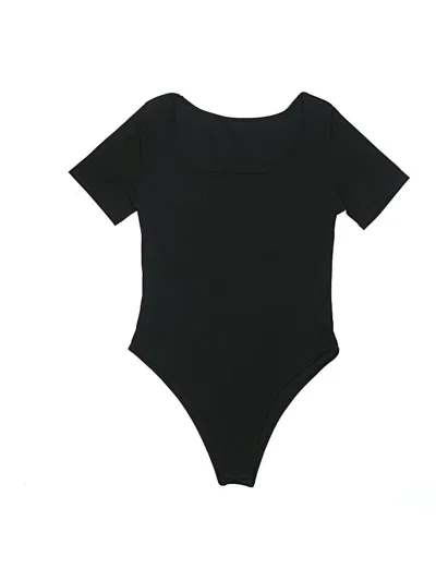 Pre-owned Unbranded Bodysuit In Black