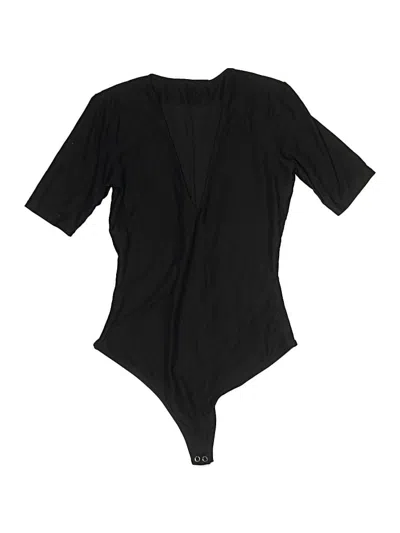 Pre-owned Unbranded Bodysuit In Black
