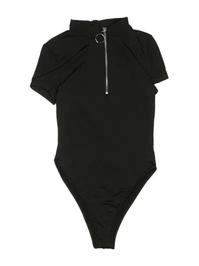 Pre-owned Unbranded Bodysuit In Black