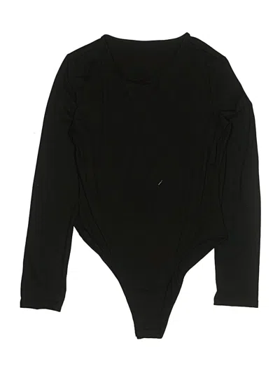 Pre-owned Unbranded Bodysuit In Black