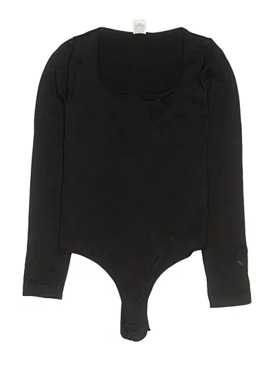 Pre-owned Unbranded Bodysuit In Black