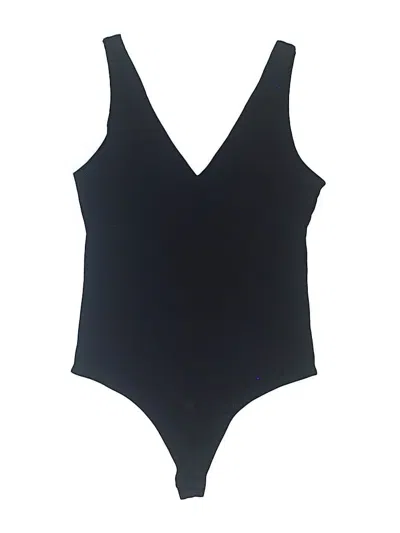 Pre-owned Unbranded Bodysuit In Black