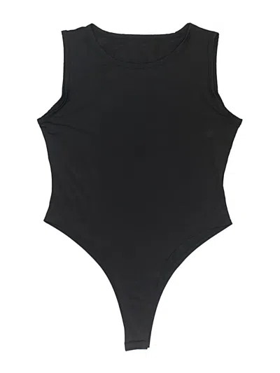 Pre-owned Unbranded Bodysuit In Black