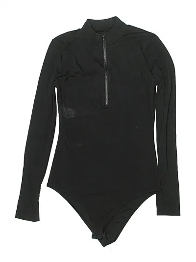 Pre-owned Unbranded Bodysuit In Black