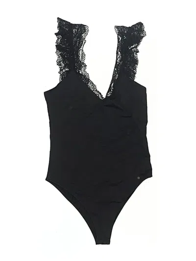 Pre-owned Unbranded Bodysuit In Black