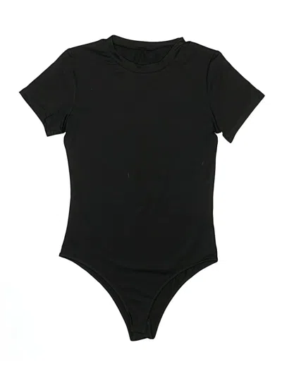 Pre-owned Unbranded Bodysuit In Black
