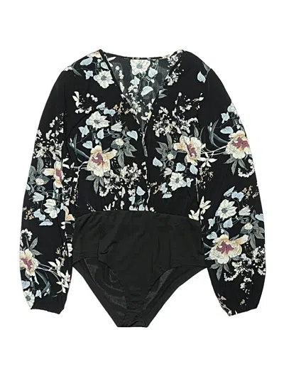 Pre-owned Unbranded Bodysuit In Black
