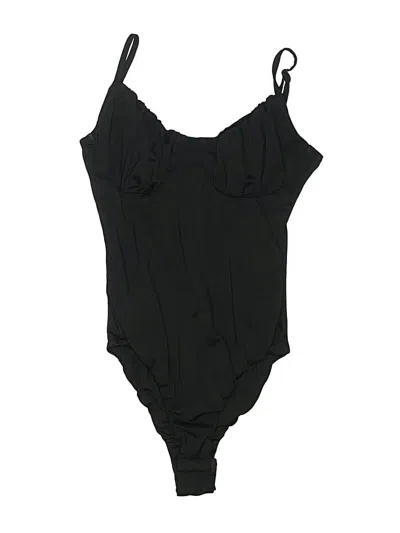 Pre-owned Unbranded Bodysuit In Black