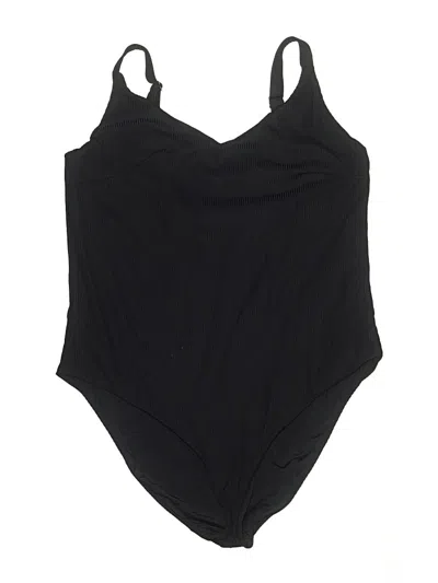 Pre-owned Unbranded Bodysuit In Black