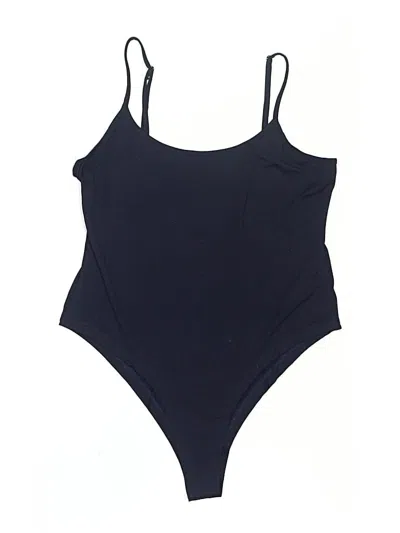 Pre-owned Unbranded Bodysuit In Black