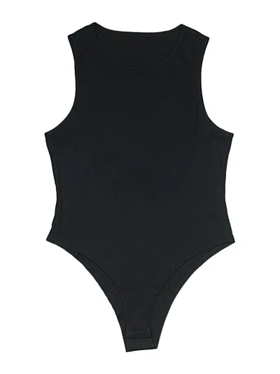 Pre-owned Unbranded Bodysuit In Black