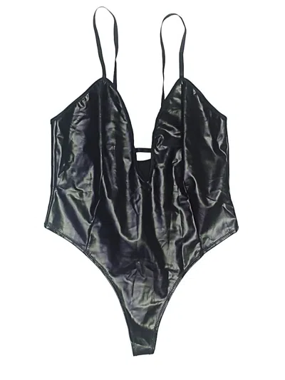 Pre-owned Unbranded Bodysuit In Black