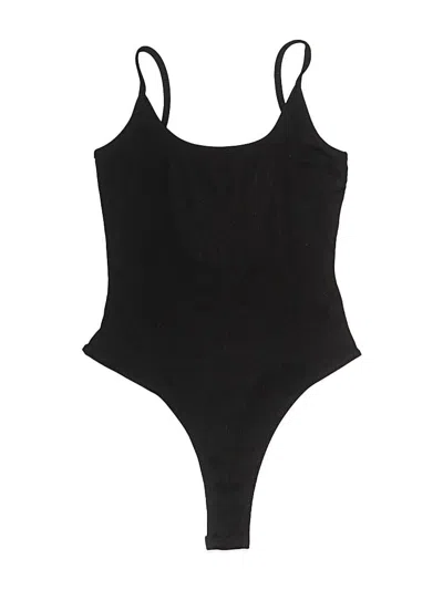 Pre-owned Unbranded Bodysuit In Black