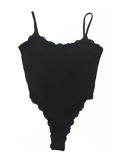 Pre-owned Unbranded Bodysuit In Black