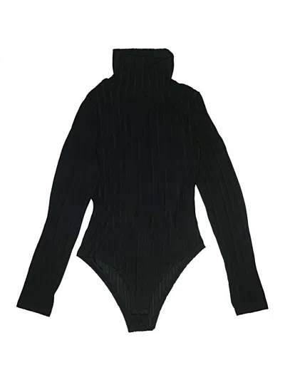 Pre-owned Unbranded Bodysuit In Black