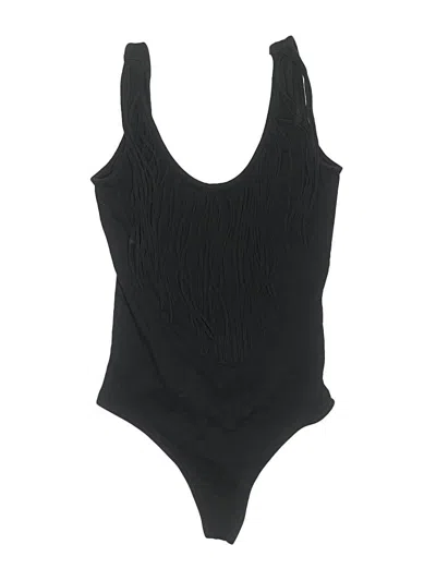 Pre-owned Unbranded Bodysuit In Black