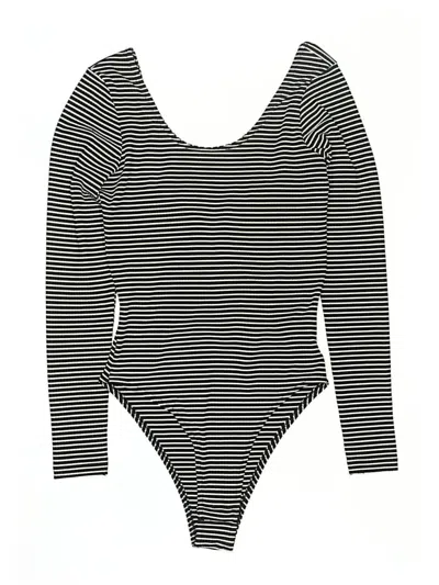 Pre-owned Unbranded Bodysuit In Black