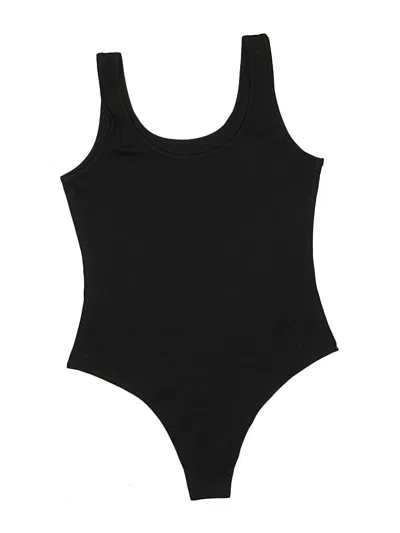 Pre-owned Unbranded Bodysuit In Black