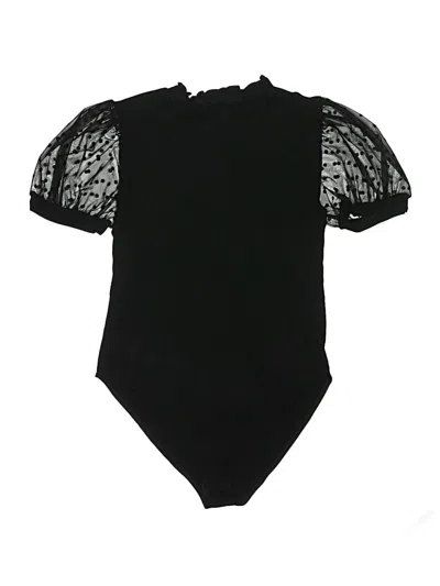 Pre-owned Unbranded Bodysuit In Black