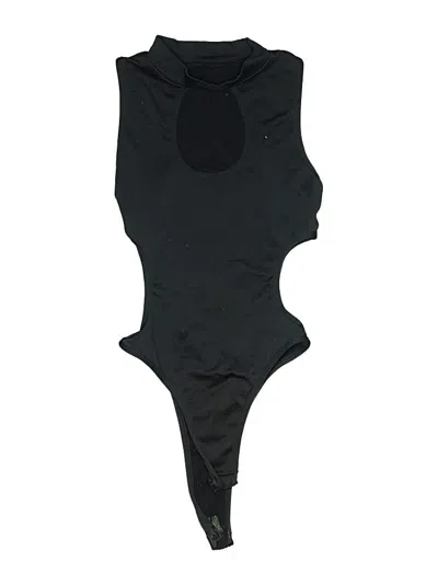 Pre-owned Unbranded Bodysuit In Black