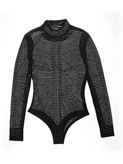 Pre-owned Unbranded Bodysuit In Black