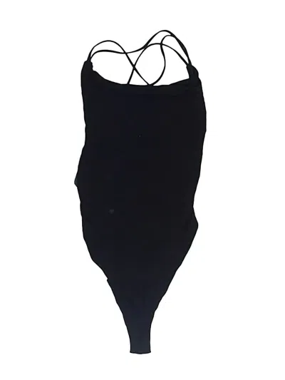 Pre-owned Unbranded Bodysuit In Black