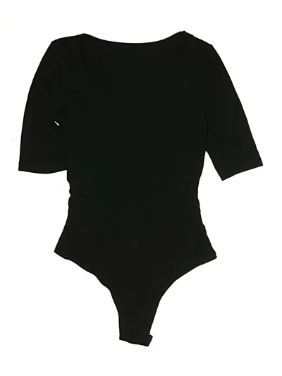 Pre-owned Unbranded Bodysuit In Black