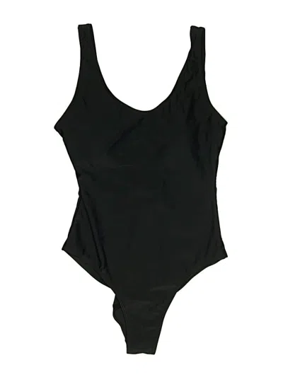 Pre-owned Unbranded Bodysuit In Black
