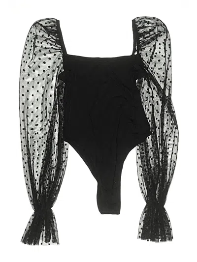 Pre-owned Unbranded Bodysuit In Black