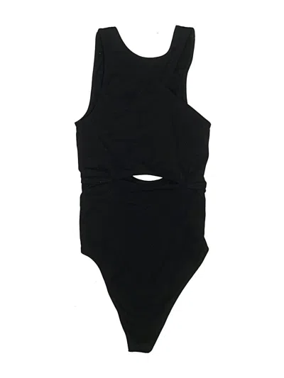 Pre-owned Unbranded Bodysuit In Black