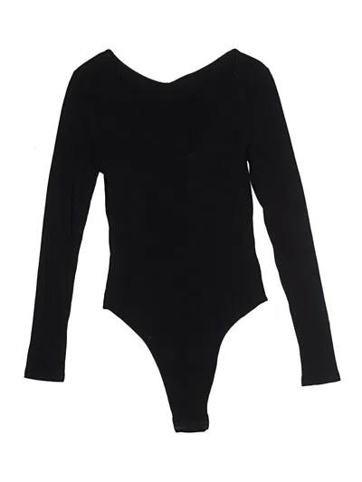 Pre-owned Unbranded Bodysuit In Black
