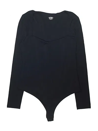 Pre-owned Unbranded Bodysuit In Black