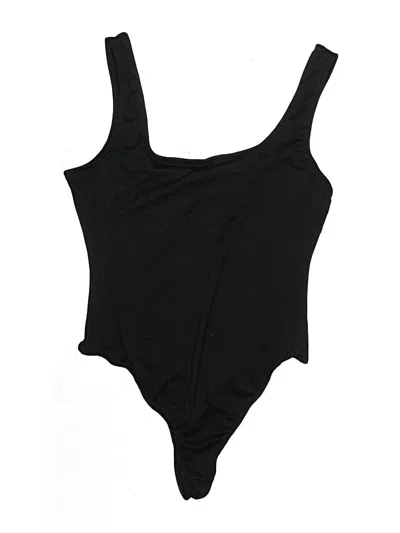 Pre-owned Unbranded Bodysuit In Black