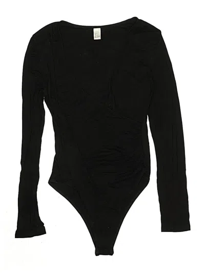 Pre-owned Unbranded Bodysuit In Black