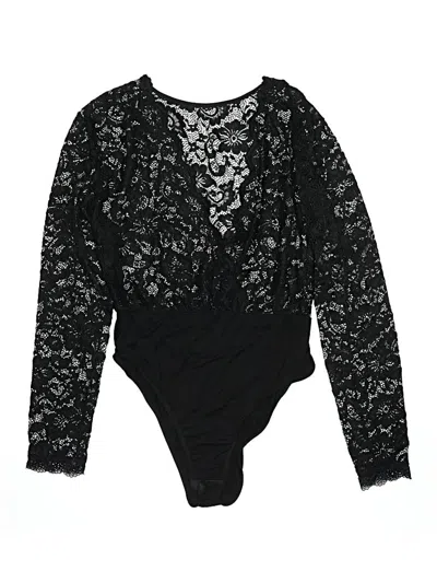 Pre-owned Unbranded Bodysuit In Black