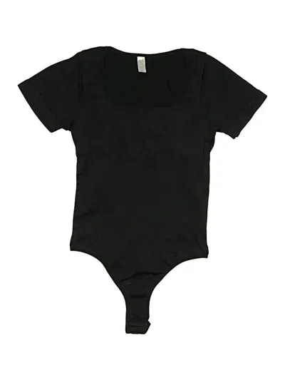 Pre-owned Unbranded Bodysuit In Black