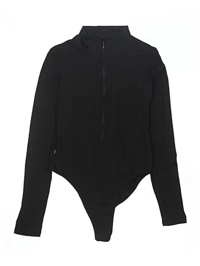 Pre-owned Unbranded Bodysuit In Black