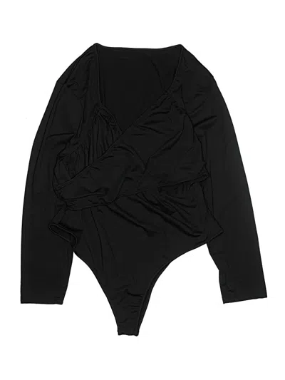Pre-owned Unbranded Bodysuit In Black